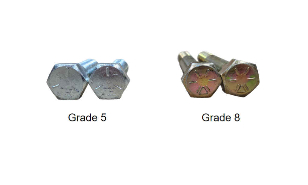 SAE Grade 5 vs. Grade 8 Fasteners