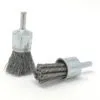 United Abrasives-SAIT 02712 Circular Crimped End Brushes (Carbon Steel), 2" Dia x .014" Wire Size x 7/16" Trim Length, 12-Pack
